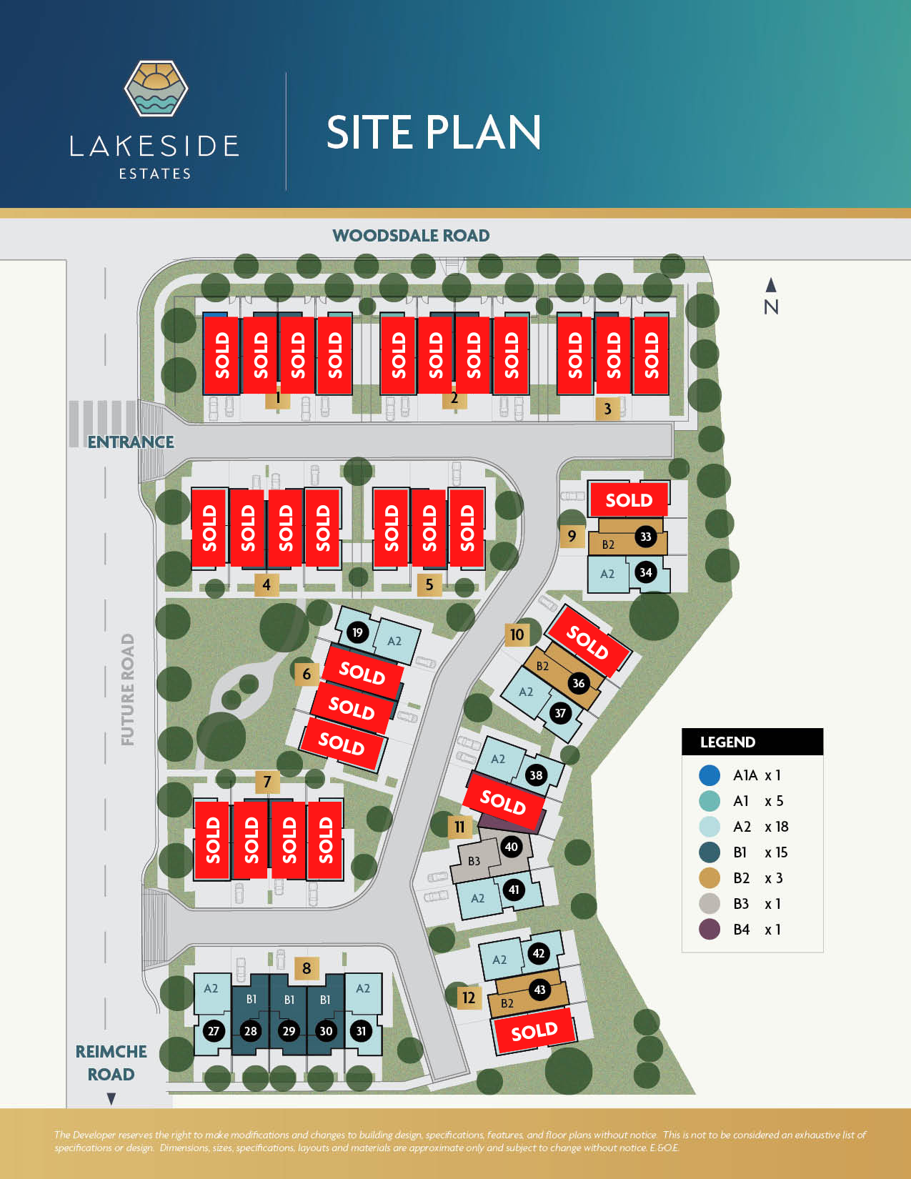 Lakeside Estates Site Map – Sept 14